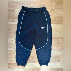 Zara x Everlast Kids Black Jogger Pants with White Trim